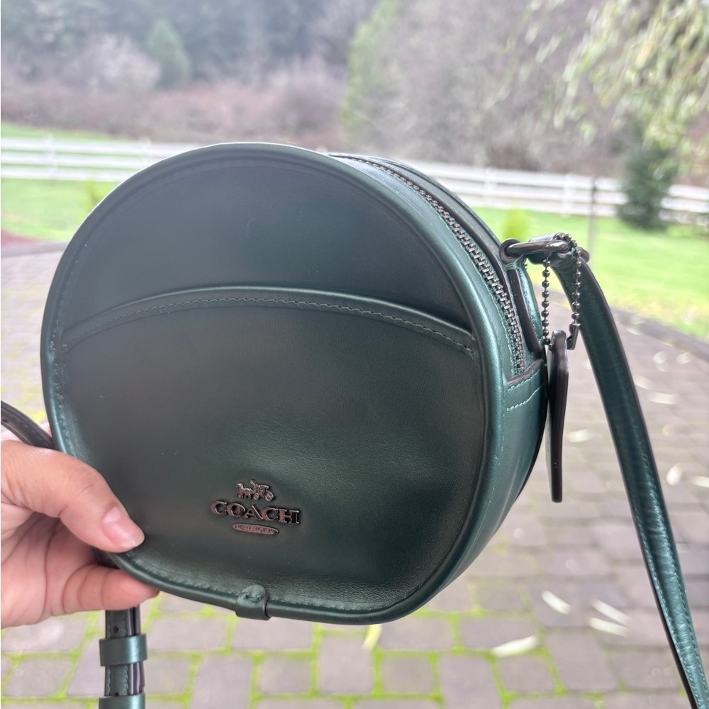 Coach Legacy Canteen Green Crossbody Bag